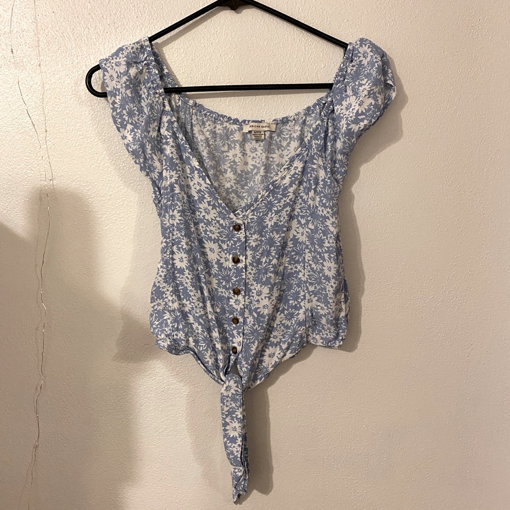 American Eagle off the shoulder top